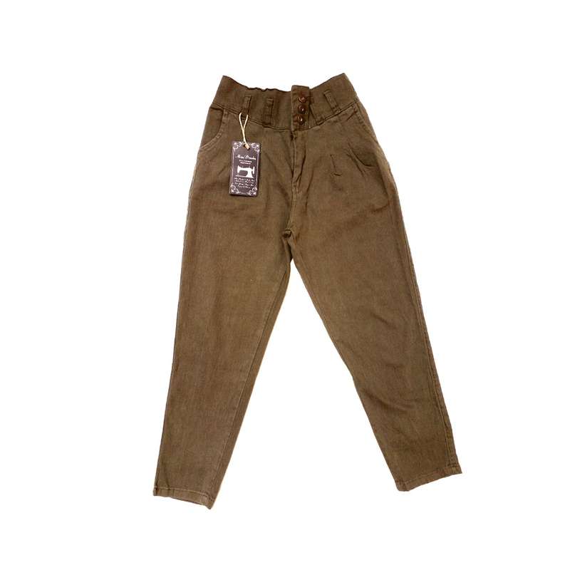 شلوار جین زنانه مدل مام فیت