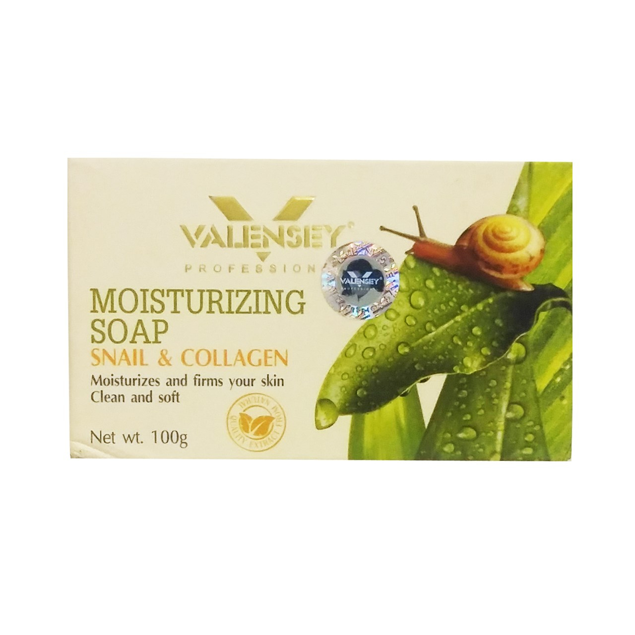 صابون سفت کننده پوست والنسی مدل Snail and Collagen حجم 100 میلی لیتر