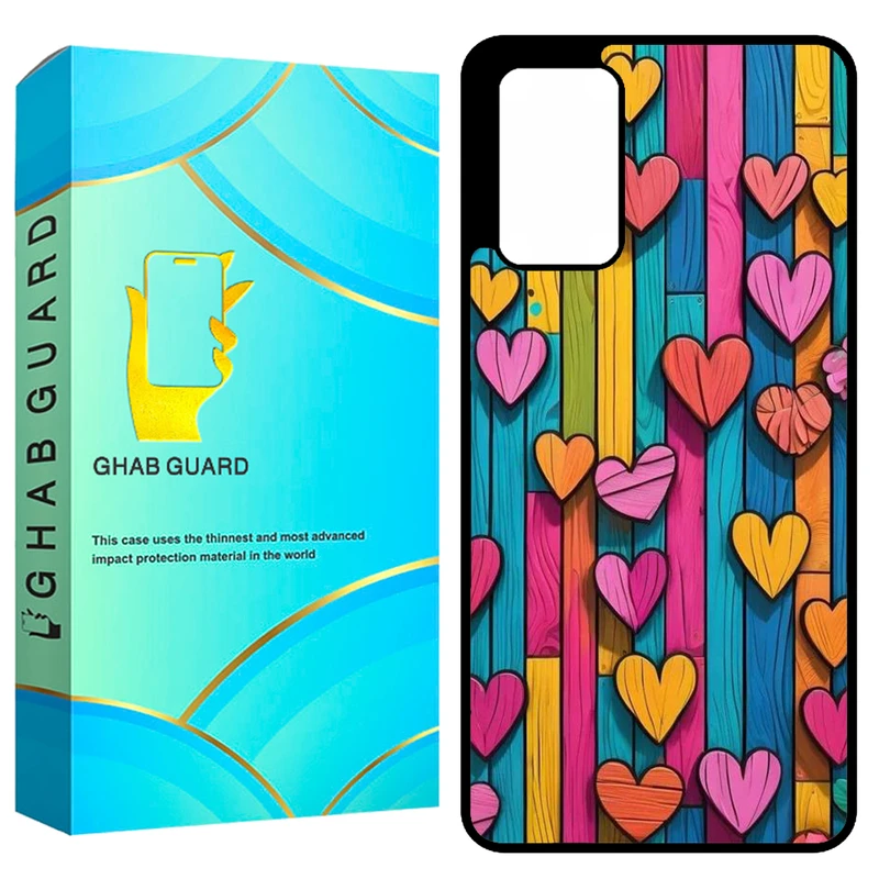 کاور قاب گارد طرح قلب مدل GCHPA72 مناسب برای گوشی موبایل سامسونگ Galaxy A72 4G