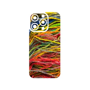 MAHOOT Fabric Texture 9 Cover Sticker for Apple iPhone 15 Pro