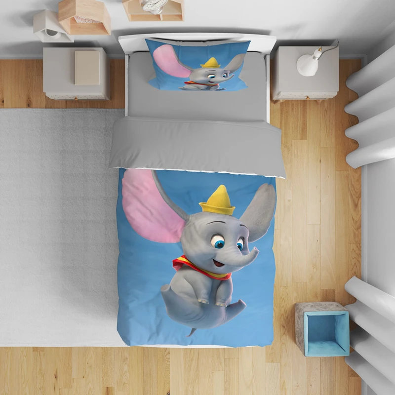 سرویس روتختی تک نفره 5 تکه نوپه هوم مدل T6157 طرح فیل