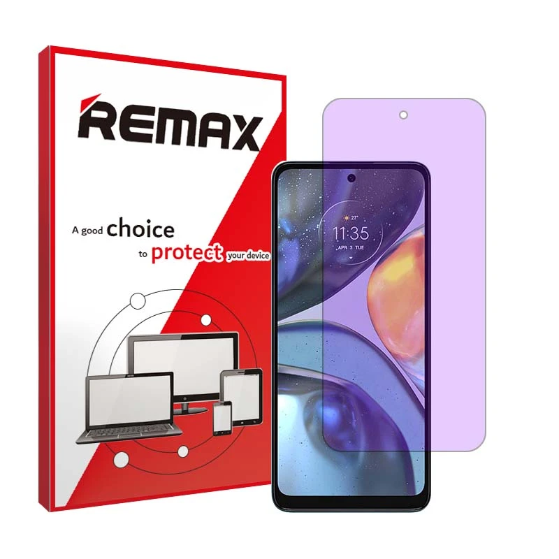 محافظ صفحه نمایش ضد اشعه بنفش ریمکس مدل HyPRL مناسب برای گوشی موبایل موتورولا Moto G22