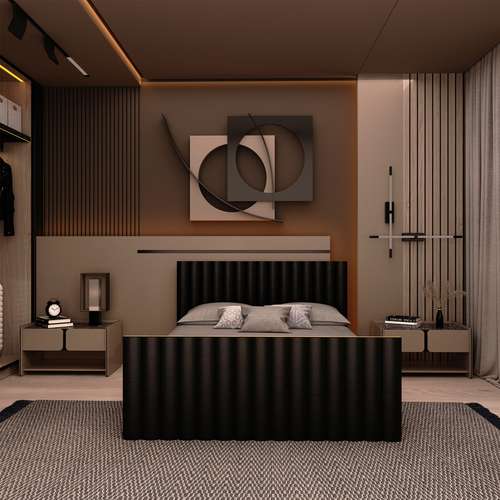     تخت خواب دونفره اعیان مدل FH374 سایز 160x200 سانتی متر