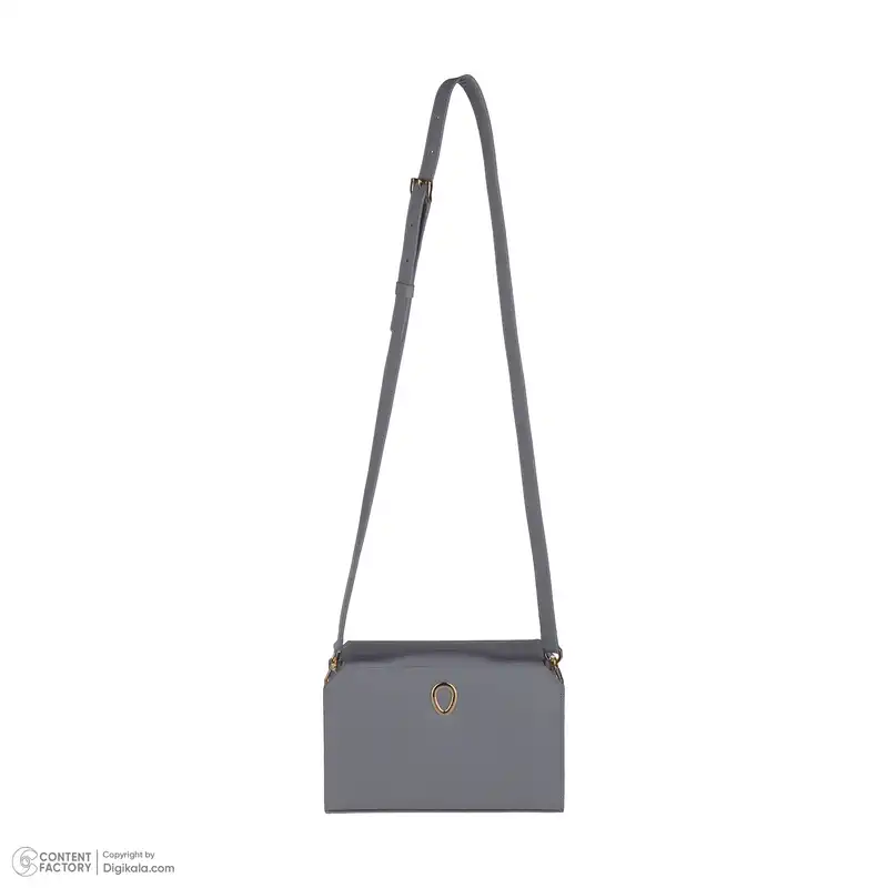 کیف دوشی زنانه اوال مدل 110 رنگ طوسی