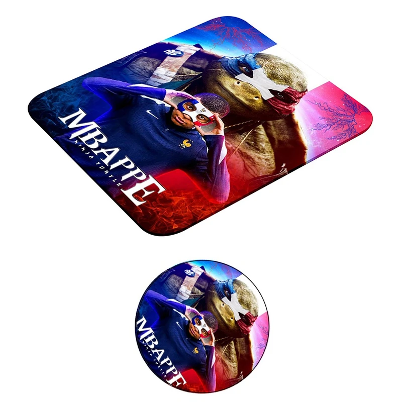 ماوس پد طرح کیلیان امباپه کد A1 به همراه زیر لیوانی