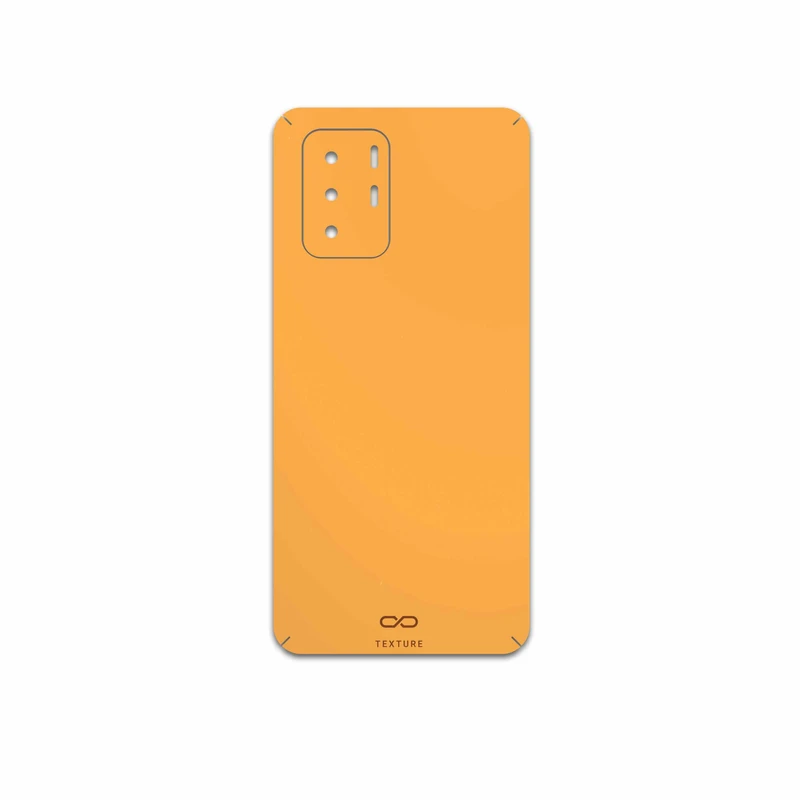 برچسب پوششی ماهوت مدل Matte-Orange مناسب برای گوشی موبایل شیائومی Poco X3 GT 5G