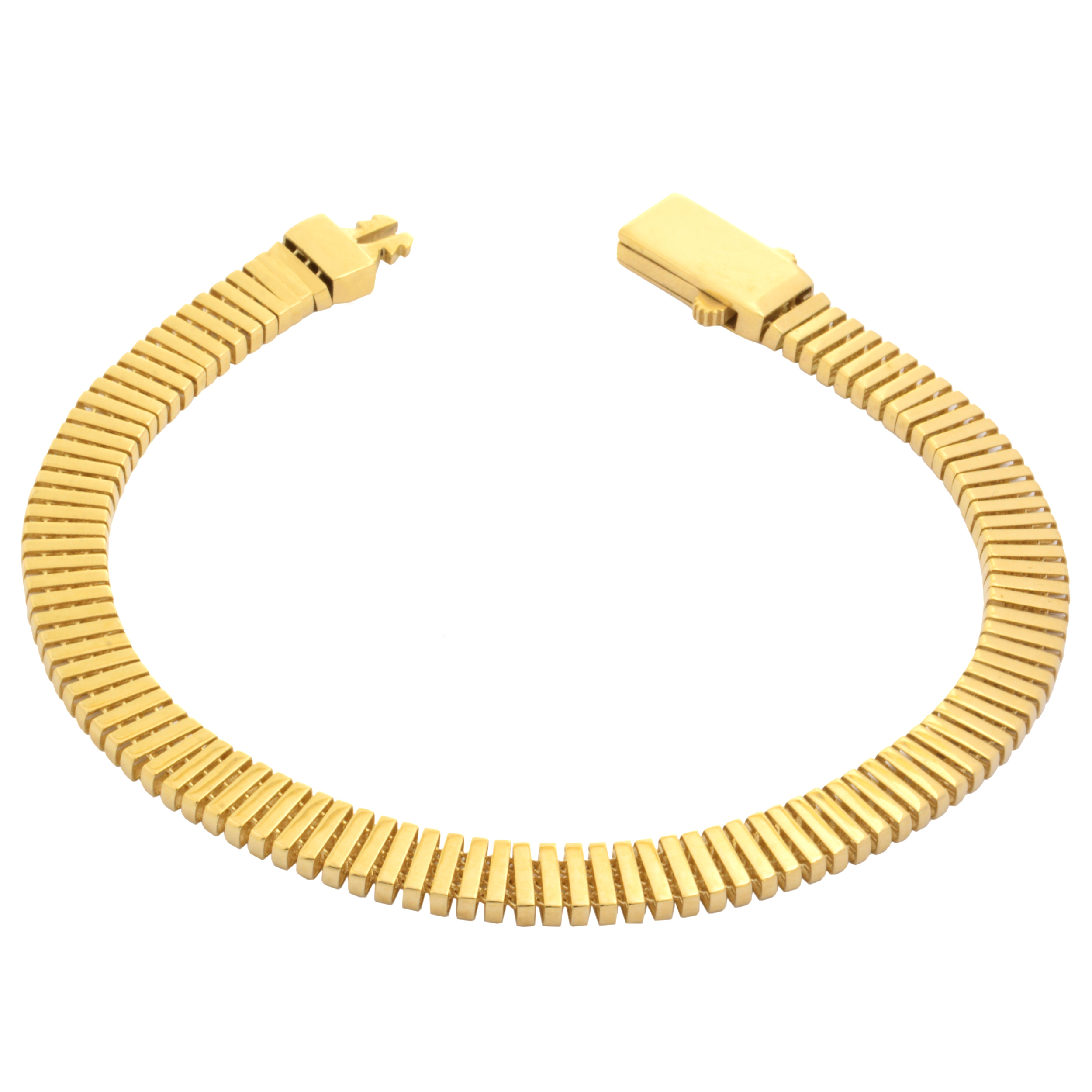 دستبند طلا 18 عیار زنانه طلای مستجابی مدل فمو کد 19