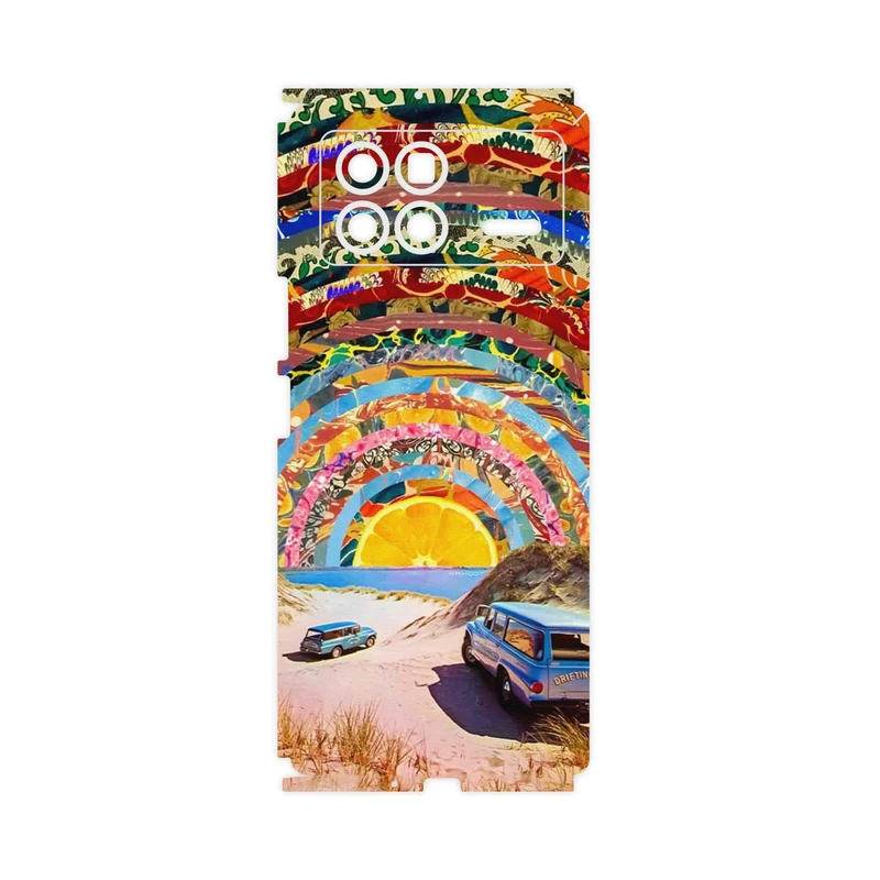 برچسب پوششی ماهوت مدل Collage of Orange Sky-FullSkin مناسب برای گوشی موبایل شیائومی Mix Fold 3