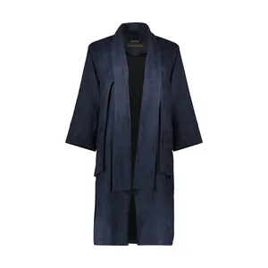 پالتو زنانه مدل 417 رنگ سرمه ای