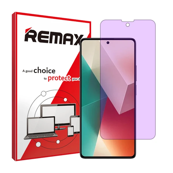 محافظ صفحه نمایش ضداشعه بنفش ریمکس مدل HyPRL مناسب برای گوشی موبایل شیائومی Redmi Note 13