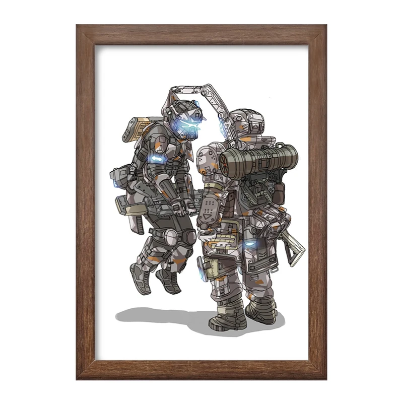 تابلو خندالو طرح بازی تایتان فال (Titanfall) کد 32594