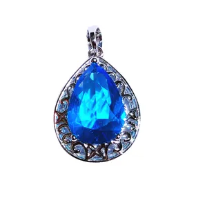 آویز گردنبند زنانه طرح اشک کد 0049