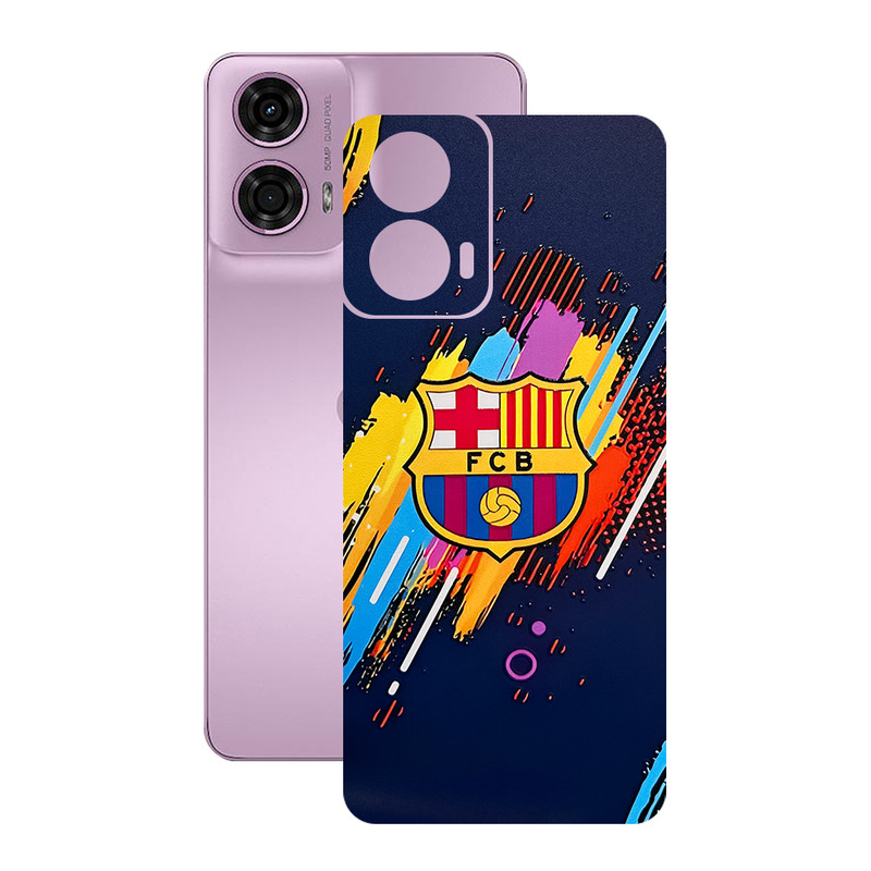 برچسب پوششی گلس طرح بارسلونا مناسب برای گوشی موبایل موتورولا Moto G24