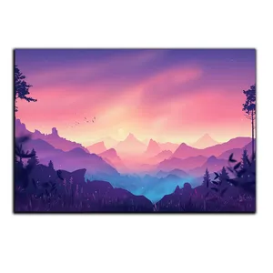 تابلو شاسی بکلیت طرح گرافیکی کوهستان و دریاچه مدل SH-S5677