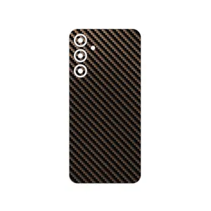 MAHOOT Glossy-Brown-Fiber Cover Sticker for Samsung Galaxy A16 4G