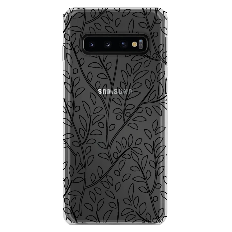 کاور مگافون طرح برگ مدل C45-B مناسب برای گوشی موبایل سامسونگ Galaxy S10