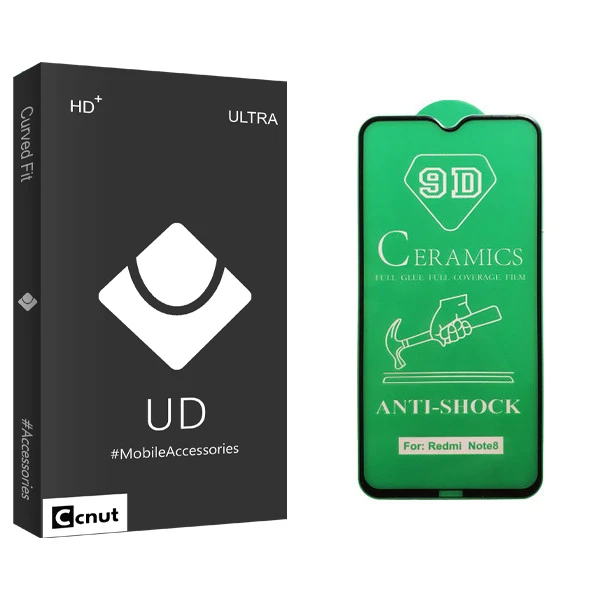 محافظ صفحه نمایش سرامیکی کوکونات مدل UD Black مناسب برای گوشی موبایل شیائومی Redmi Note 8