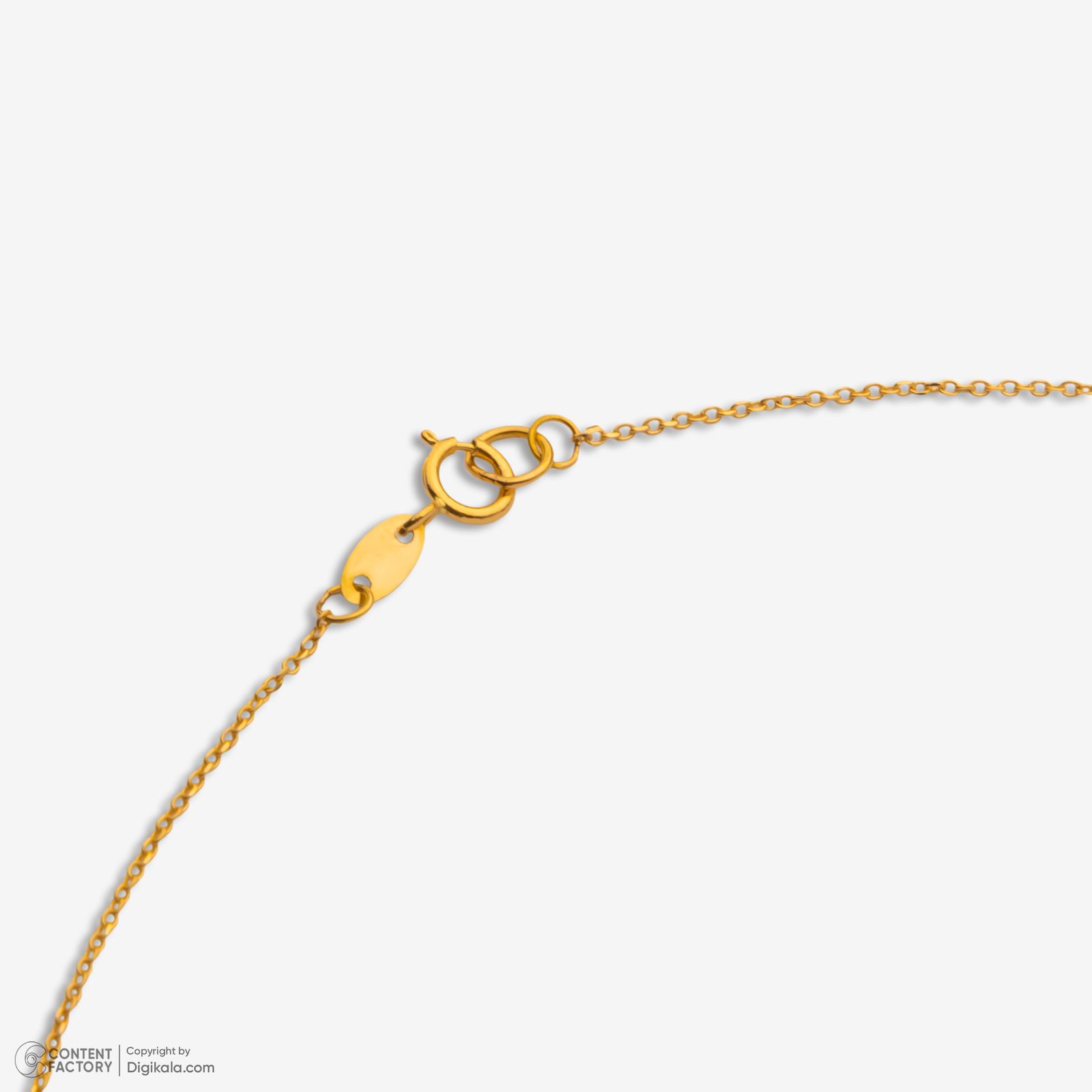 گردنبند طلا 18 عیار زنانه با زنجیر حلقه‌ای (فلامینگو) مایا ماهک مدل MM2175 -  - 4