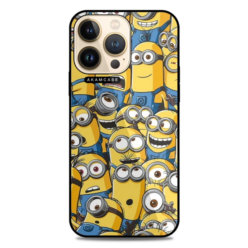 کاور آکام مدل AMC-WA13PRO-MINIONS13 مناسب برای گوشی موبایل اپل iPhone 13 Pro