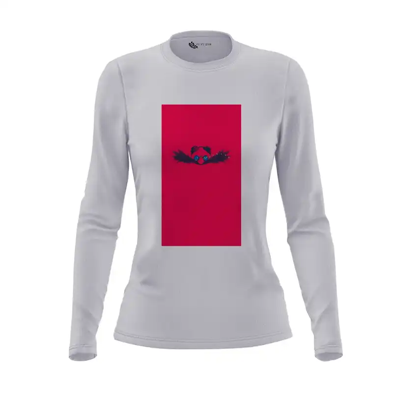 تی شرت آستین بلند زنانه مدل سیبیل