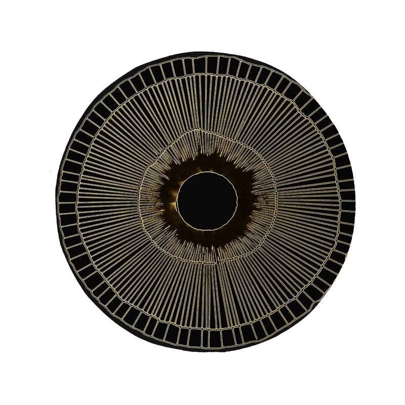 پادری مدل دایره طرح کلاسیک کد 8893 سایز 90 × 90 سانتی متر