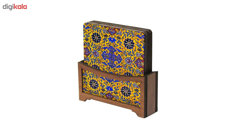 زیر لیوانی تهران جی اف ایکس مدل ZL3204 بسته 6 عددی