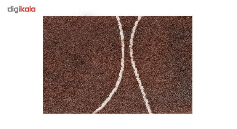 موکت ظریف مصور طرح کارون زمینه قهوه ای کد 9532