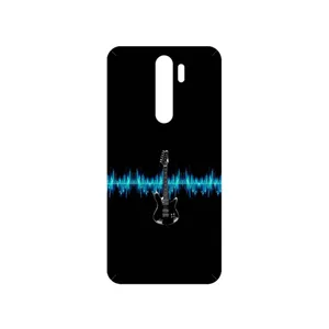 MAHOOT Electric Guitar Cover Sticker for Xiaomi Redmi Note 8 Pro