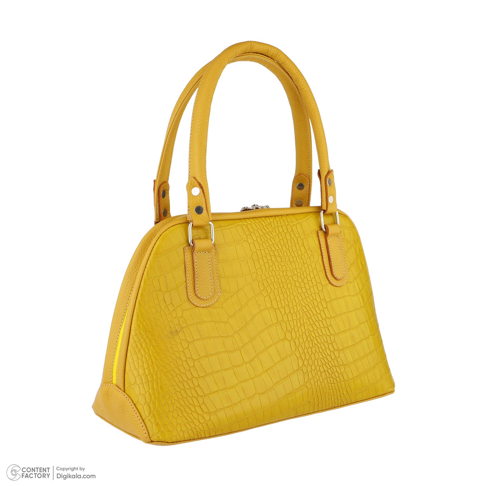 کیف دستی زنانه کایا چرم مدل K550-coroco-yellow -  - 4