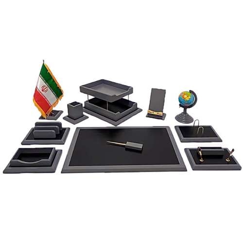 ست لوازم اداری رومیزی مدل S-800 مجموعه 11 عددی