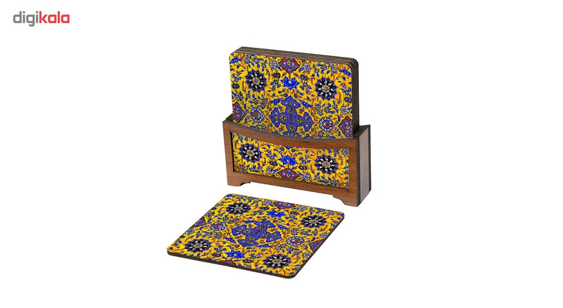 زیر لیوانی تهران جی اف ایکس مدل ZL3204 بسته 6 عددی