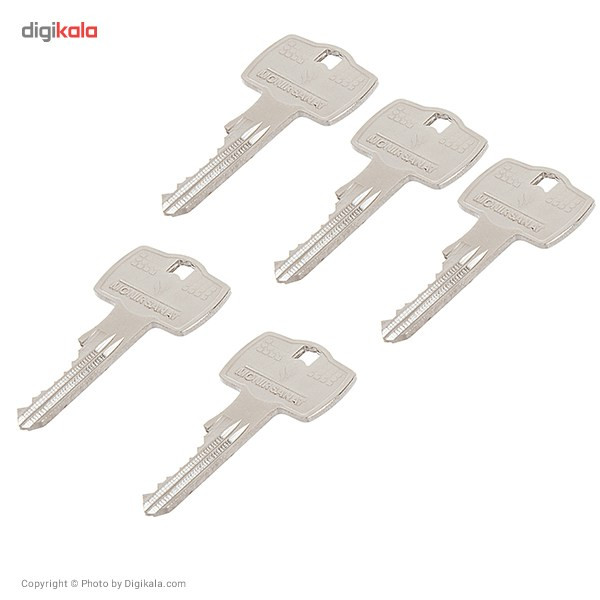 قفل در حیاطی دو شیار 10 ساچمه منیر صنعت