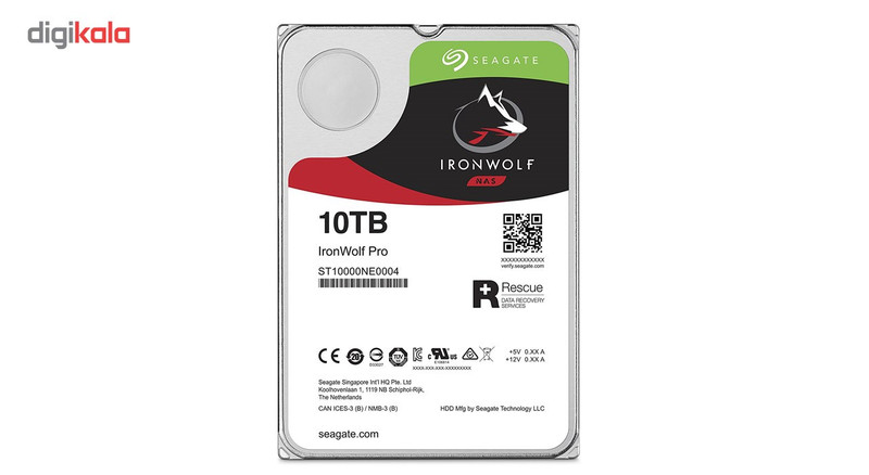 هارددیسک اینترنال سیگیت مدل IronWolf Pro ST10000NE0004 ظرفیت 10 ترابایت 1