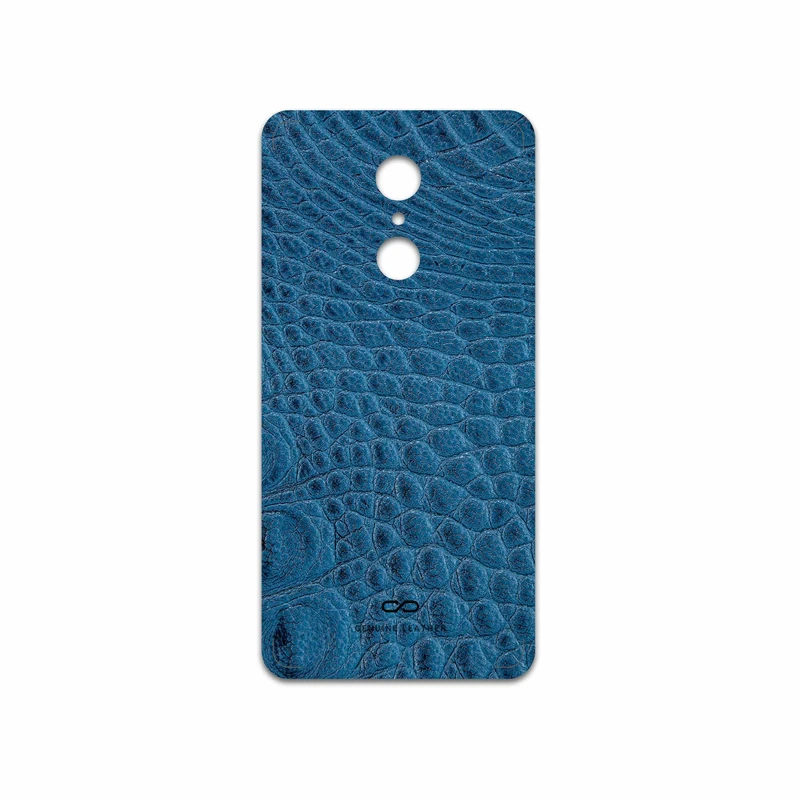 برچسب پوششی ماهوت مدل Blue-Crocodile-Leather مناسب برای گوشی موبایل شیائومی REDMI 5