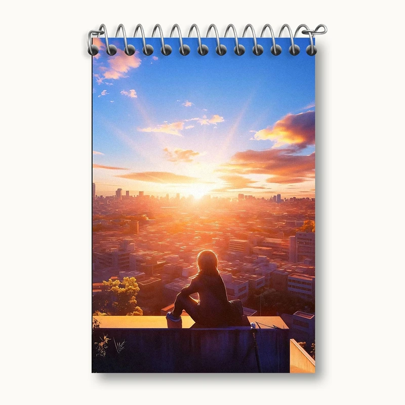 دفتر یادداشت 50 برگ خندالو مدل انیمه کد F2497