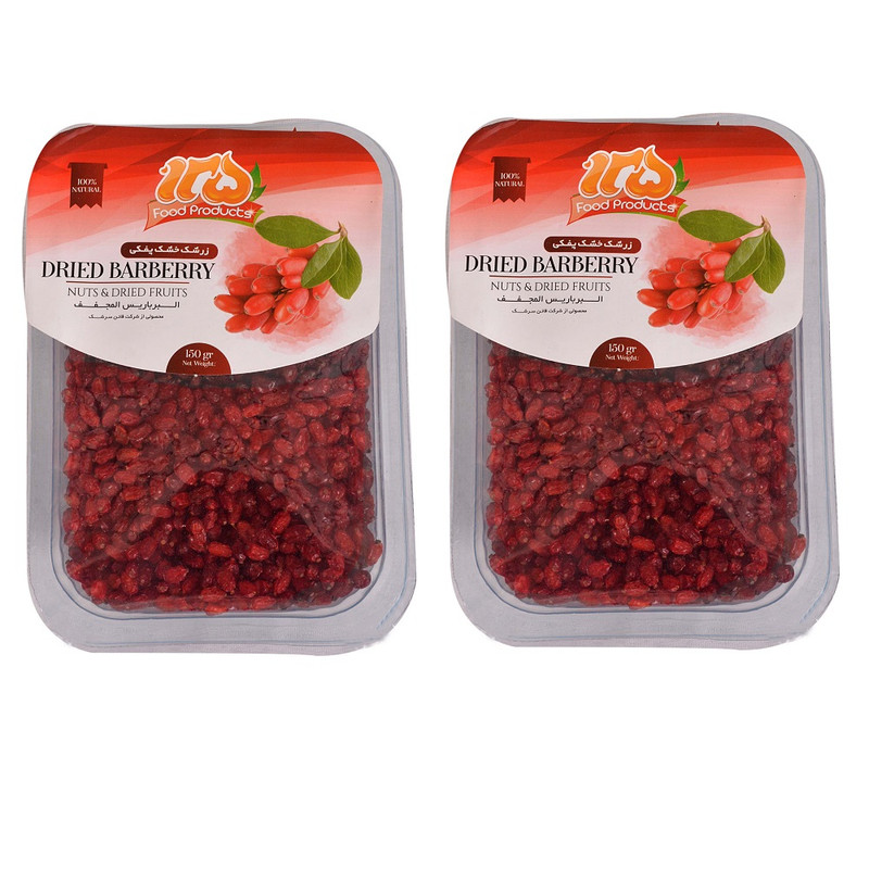 زرشک پفکی 125 - 150 گرم بسته 2 عددی