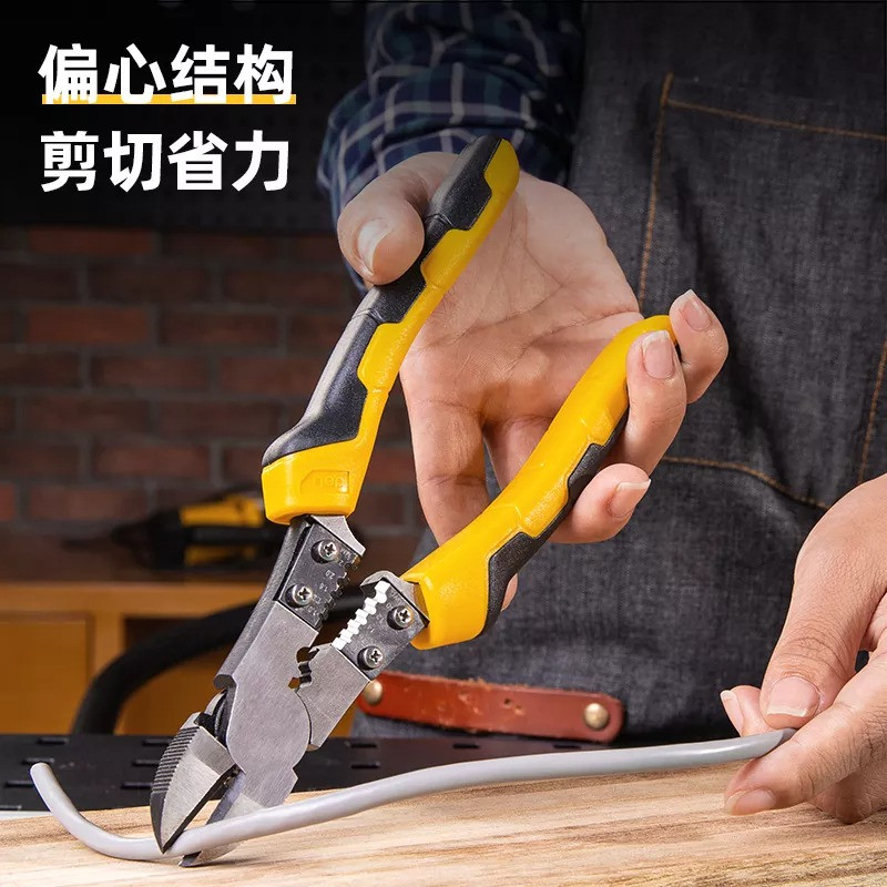 انبر سیم چین دلی مدل DL102008 سایز 8 اینچ انبر سیم چین دلی مدل DL102008 سایز 8 اینچ