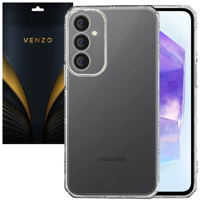 کاور ونزو مدل Crystal مناسب برای گوشی موبایل سامسونگ Galaxy A55 / A35