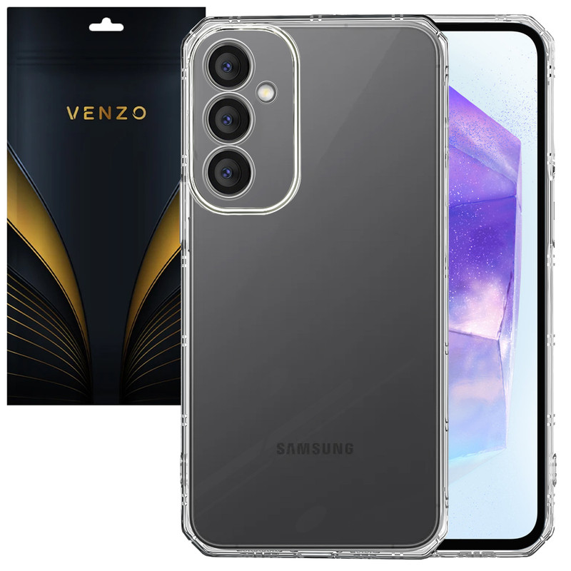 کاور ونزو مدل Crystal مناسب برای گوشی موبایل سامسونگ Galaxy A55 / A35
