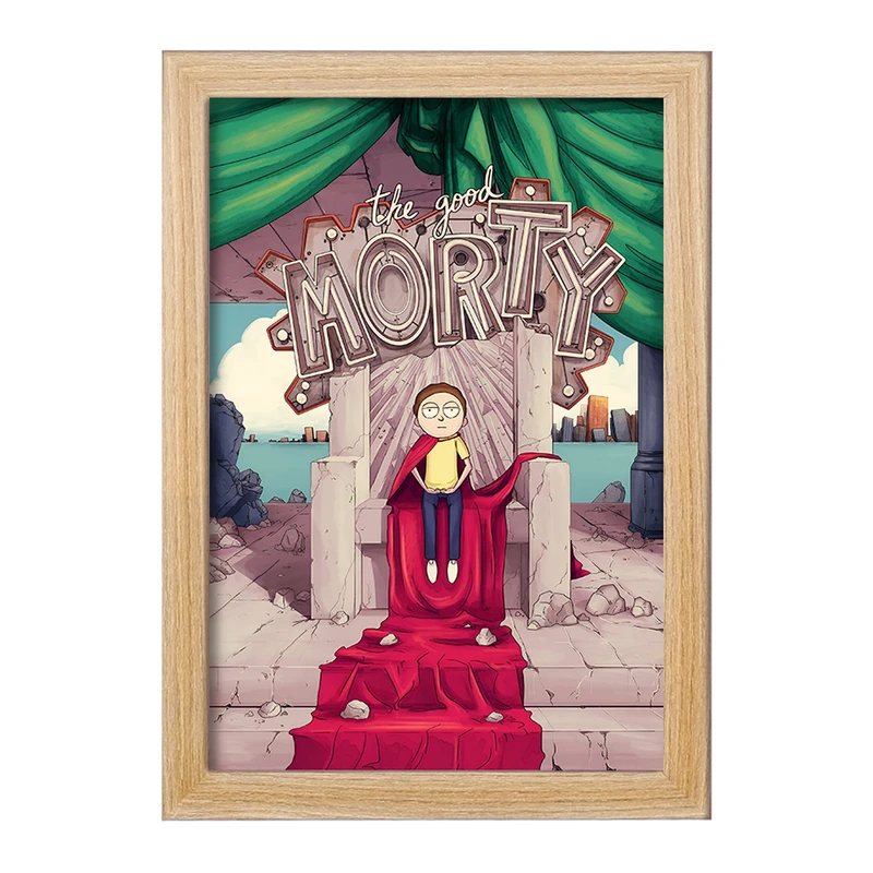 تابلو خندالو مدل  مورتی (Morty) کد F4930