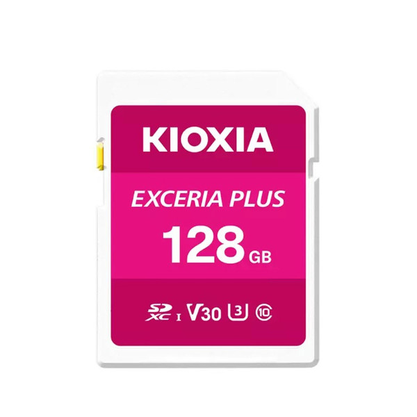 کارت حافظه‌ SDXC کیوکسیا مدل EXCERIA PLUS کلاس 10 استاندارد UHS-1 U3 سرعت 100MBps ظرفیت 128 گیگابایت