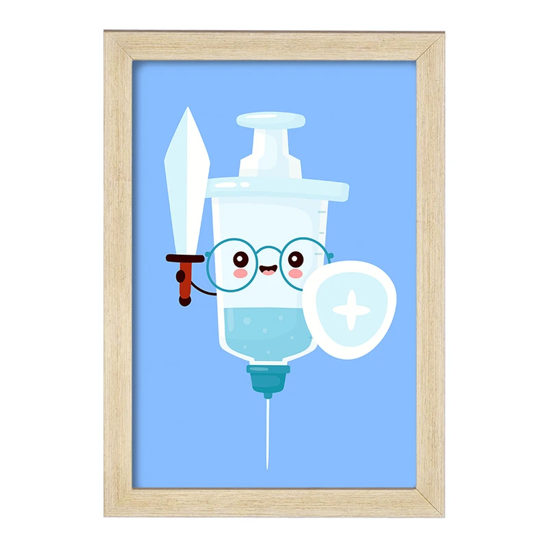 تابلو خندالو مدل پزشک و پرستار کودکانه کد 36493