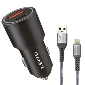 شارژر فندکی لیتو مدل LC - C10 USB-C به همراه کابل تبدیل USB-C