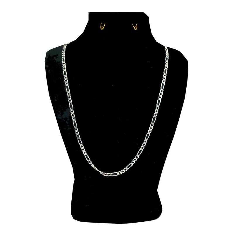 زنجیر نقره مردانه مدل فیگارو کد9.93 زنجیر نقره مردانه مدل فیگارو کد9.93