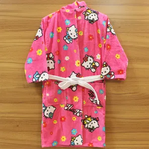  حوله پالتویی کودک ماهان طرح کیتی کد 1444 سایز 90