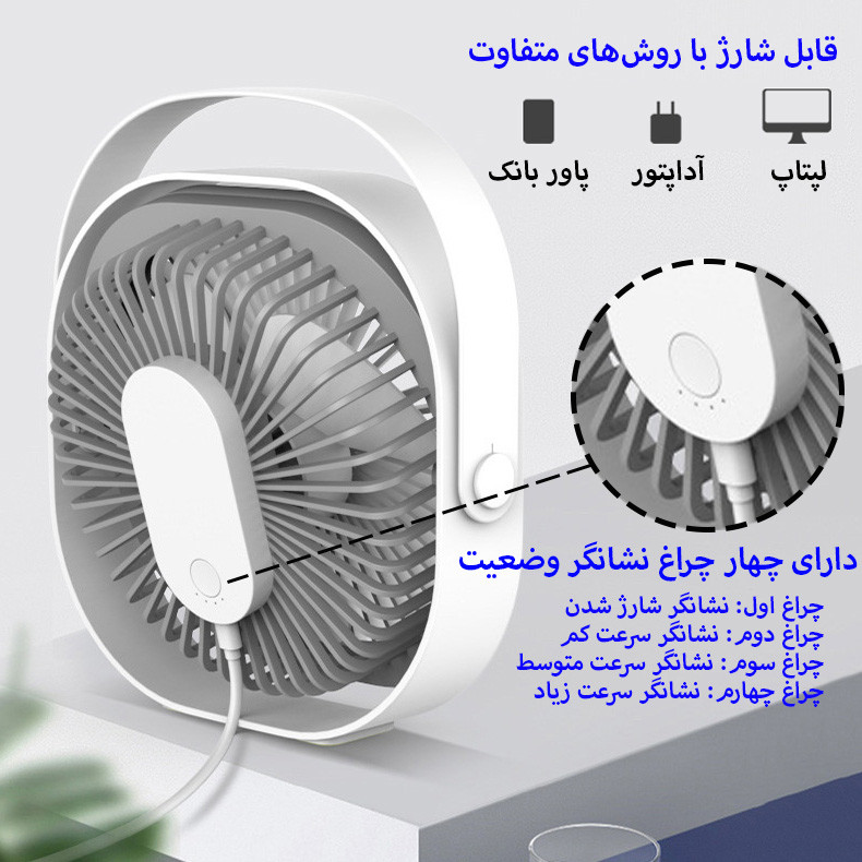 پنکه رومیزی مدل M102
