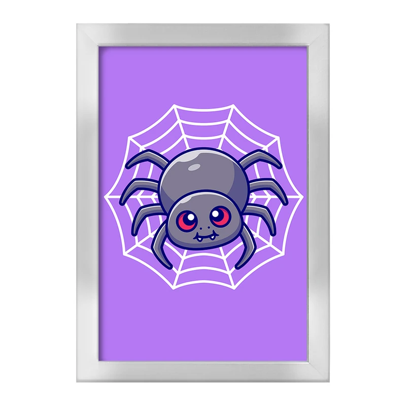 تابلو خندالو طرح حیوانات بامزه عنکبوت کد 29631