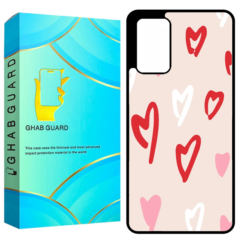 کاور قاب گارد طرح قلب مدل GCHPA72 مناسب برای گوشی موبایل سامسونگ Galaxy A72 4G