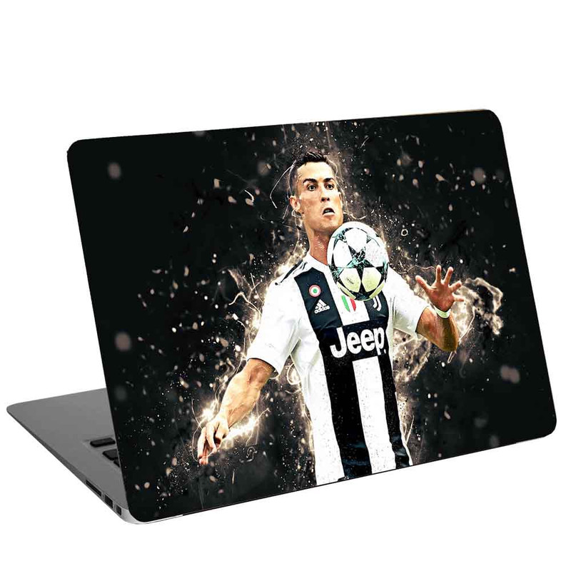 استیکر لپ تاپ طرح cristiano ronaldo ju کد cl-181 مناسب برای لپ تاپ 15.6 اینچ