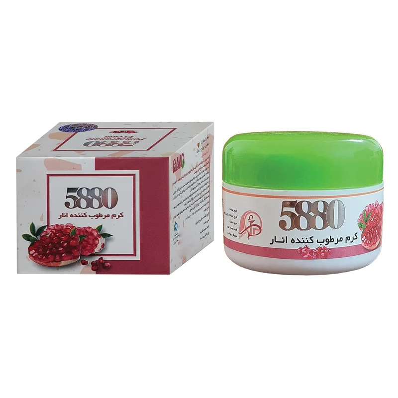 کرم مرطوب کننده پنجاه و هشت هشتاد مدل انار وزن 40 گرم
